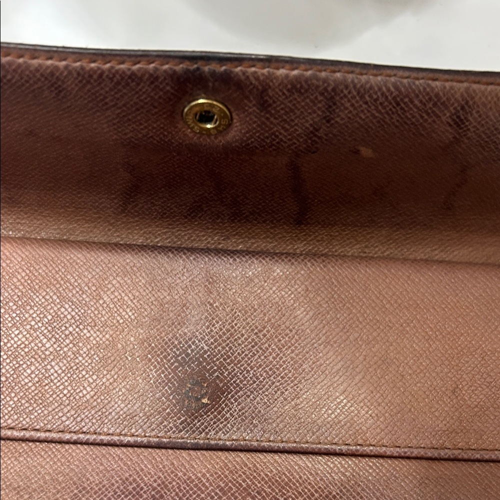 Louis Vuitton Authentic Dark Brown Monogram Porte Tresor long Wallet - Picture 8 of 11